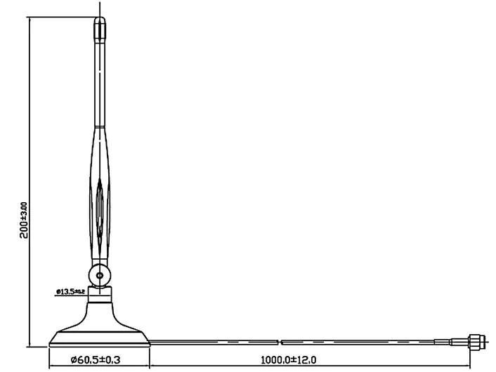 Delock WLAN-Antenne 802.11 b/g/n RP-SMA 4 dBi Rundstrahl