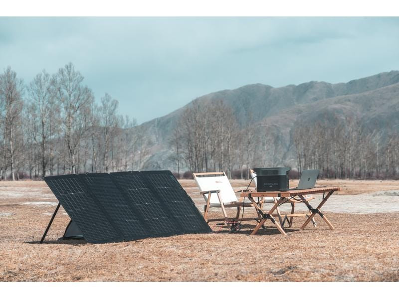 EcoFlow Solarmodul faltbar, MC4, Schwarz 220 W