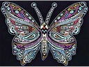 Tataruga Malset Samtbild Schmetterling A4