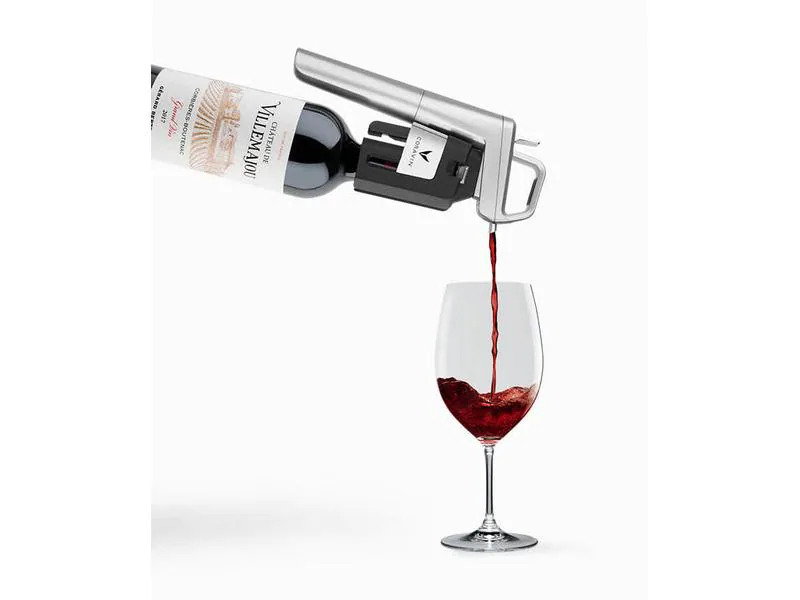 Coravin Weinausgiesser Timeless Three + 6 Stück, Schwarz