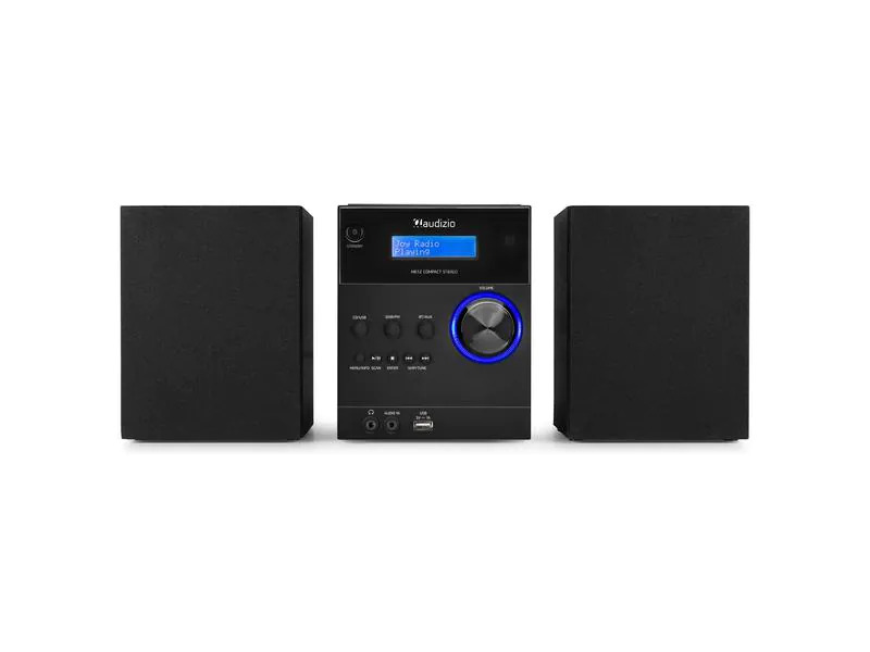 Audizio Micro-HiFi Anlage Metz Schwarz