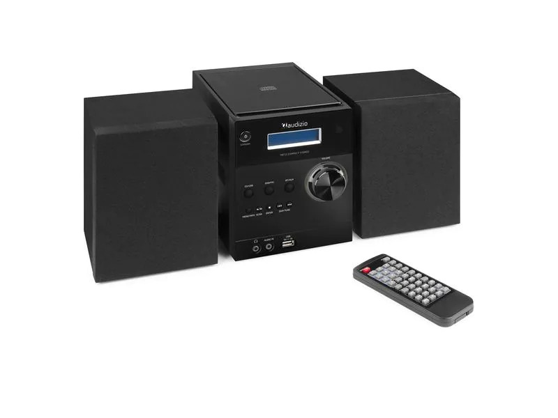 Audizio Micro-HiFi Anlage Metz Schwarz