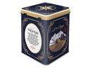 Nostalgic Art Teebeutel-Box Traditional Tea Dunkelblau/Gold/Weiss