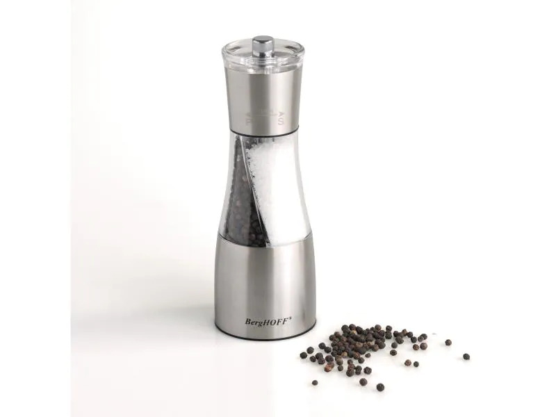 BergHOFF Salz- oder Pfeffermühle Studio Line Silber/Transparent
