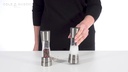 Cole&amp;Mason Salz- und Pfeffermühle Derwent 19 cm, Kupfer/Transparent