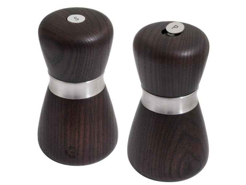 Crush Grind Gewürzmühle Kyoto 10 cm, Schwarz