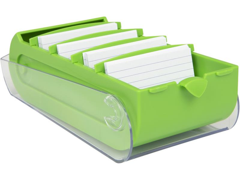 Biella Karteibox Bunny A8 100 Karten, Grün