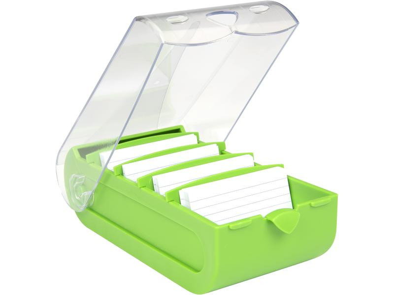 Biella Karteibox Bunny A8 100 Karten, Grün