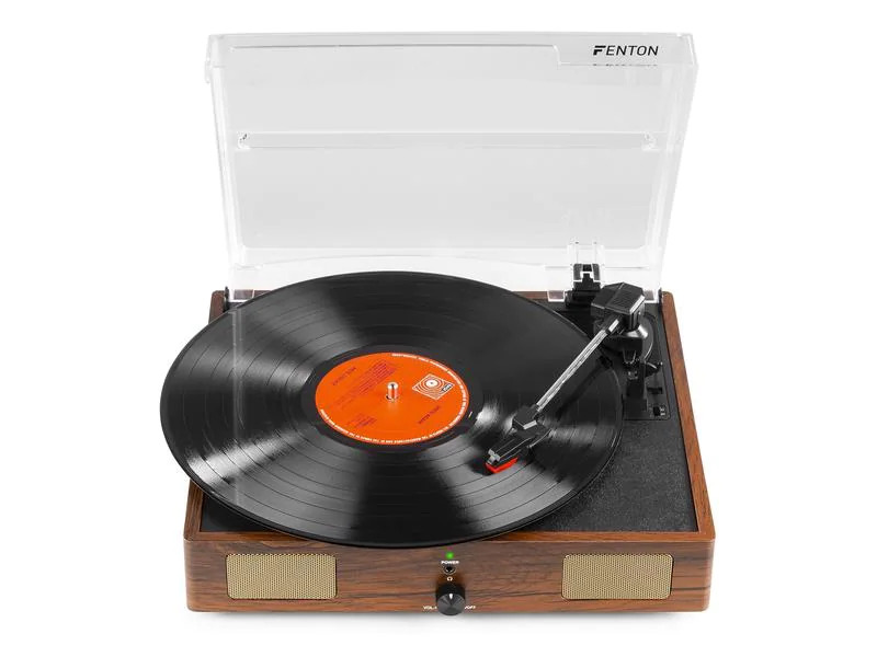 Fenton Plattenspieler RP106W Braun