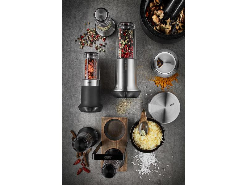 GEFU Chilischneider X-Plosion 15 cm, Schwarz/Silber