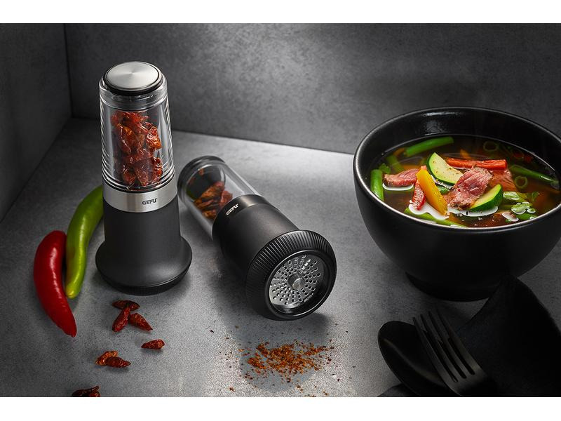 GEFU Chilischneider X-Plosion 15 cm, Schwarz/Silber
