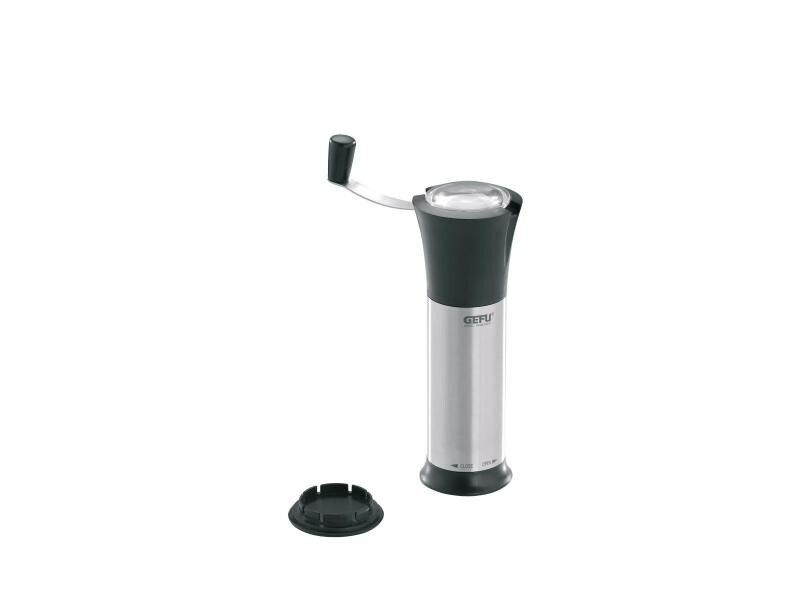 GEFU Muskatmühle Moscata 14.5 cm, Schwarz/Silber