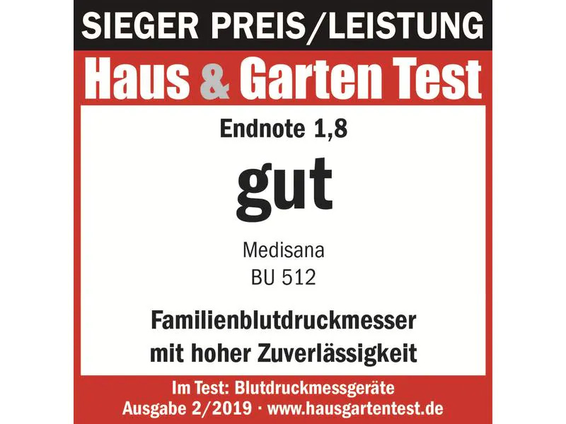 Medisana Blutdruckmessgerät BU512