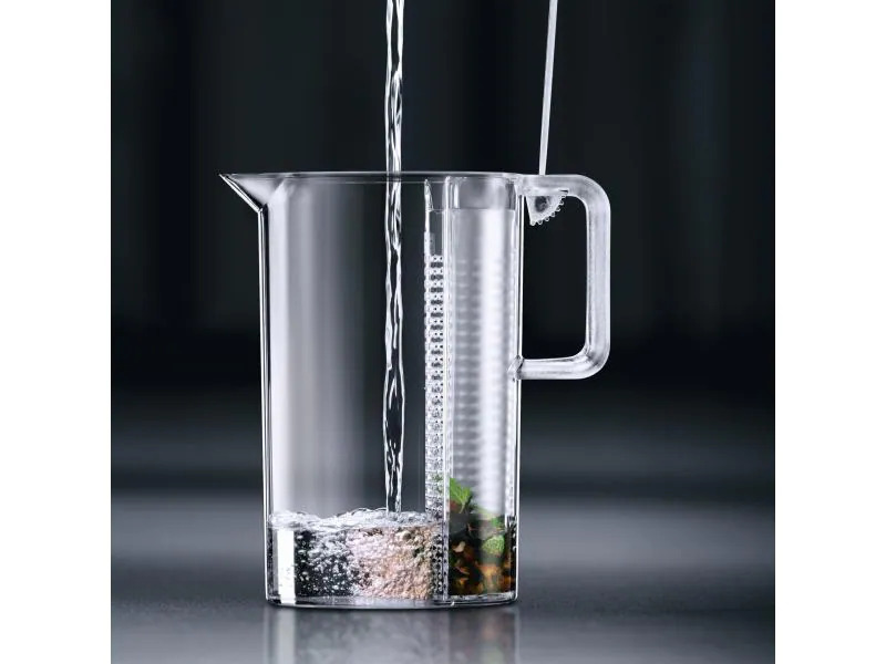 Bodum Wasserkrug mit Filtereinsatz CEYLON 3 l, Transparent