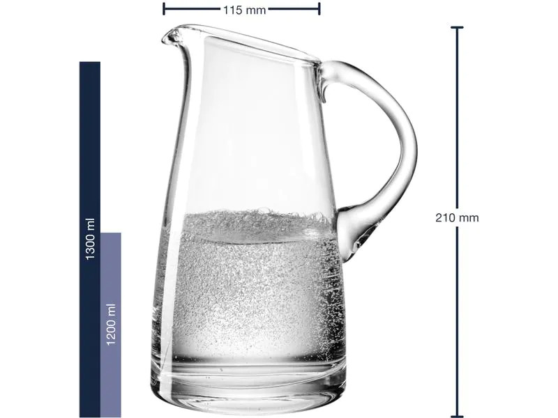Leonardo Wasserkrug Liquid 1.2 l, Transparent