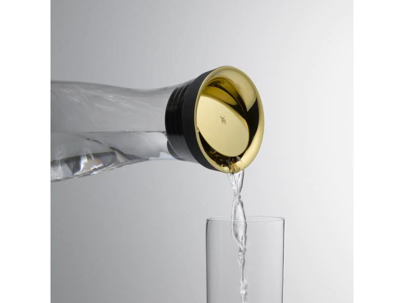 WMF Wasserkaraffe Basic 1 l 1 l, Transparent/Gold