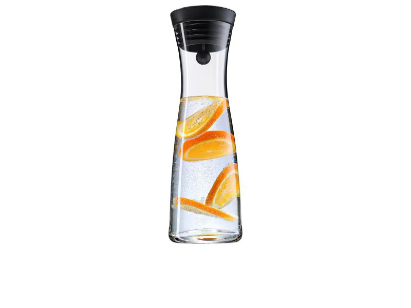 WMF Wasserkaraffe Basic 1 l Transparent/Schwarz
