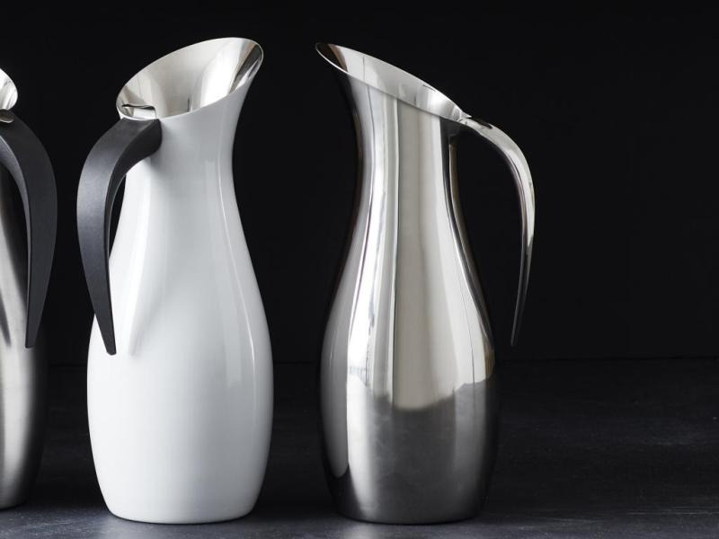 Zone Denmark Wasserkaraffe 1.7 l, Silber