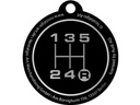 Nostalgic Art Schlüsselanhänger Audi Logo Ø 4 cm, 1 Stück, Mehrfarbig