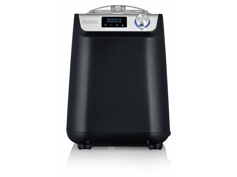 Severin Glacemaschine EZ 7407 1.2 l, Schwarz/Silber