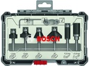 Bosch Professional Fräserset 6-mm-Schaft, 6-teilig