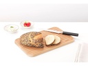 Brabantia Brotmesser Profile Line Schwarz/Silber