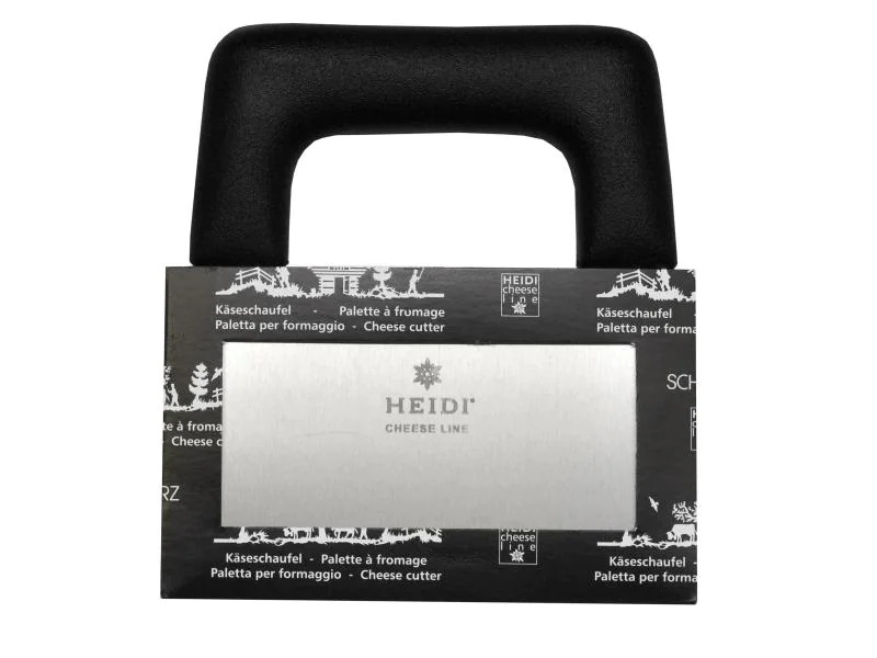 Heidi Cheese Line Käsemesser Schwarz/Silber