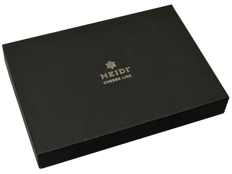 Heidi Cheese Line Käsemesser Set 5-teilig, Silber