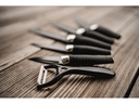Kadastar Messer-Set Premium Black 6-teilig, Schwarz/Silber