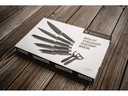 Kadastar Messer-Set Premium Black 6-teilig, Schwarz/Silber