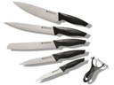 Kadastar Messer-Set Premium White 6-teilig, Silber/Weiss