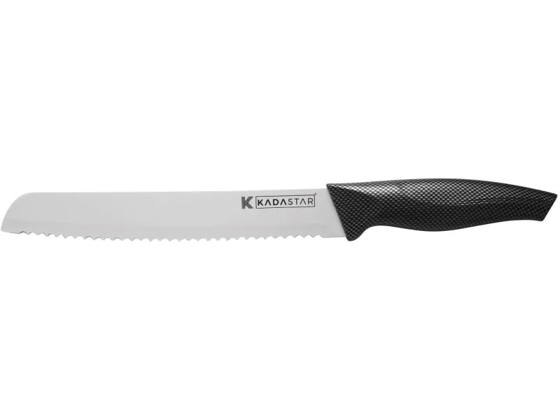 Kadastar Messer-Set Premium White 6-teilig, Silber/Weiss