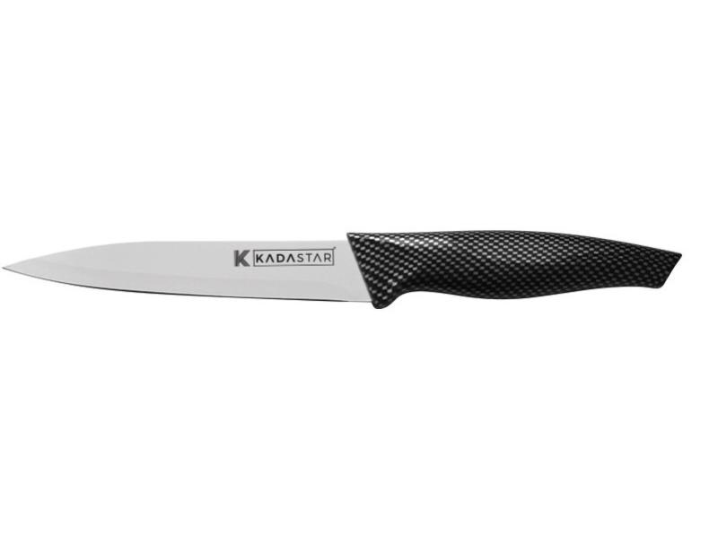 Kadastar Messer-Set Premium White 6-teilig, Silber/Weiss