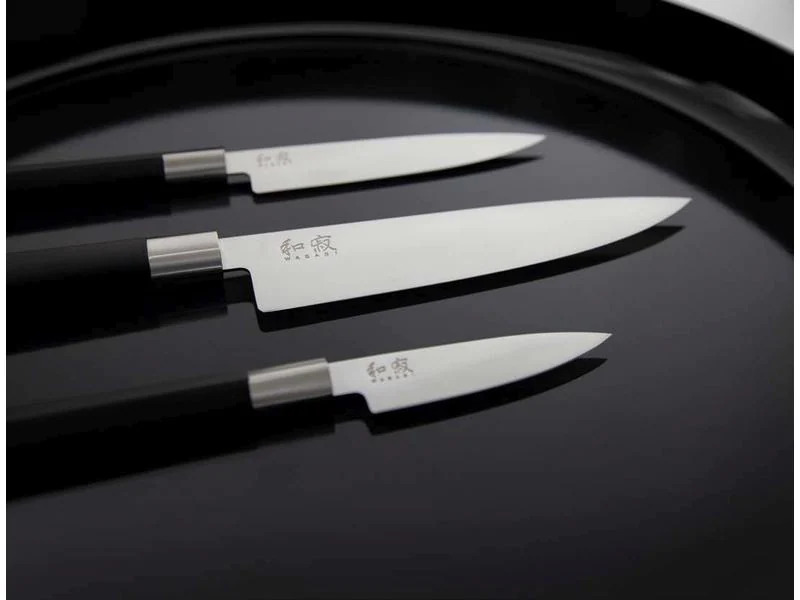 Kai Messer-Set Wasabi 3 tlg. Schwarz