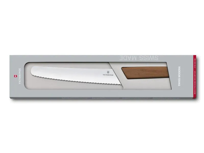Victorinox Brotmesser Swiss Modern Braun