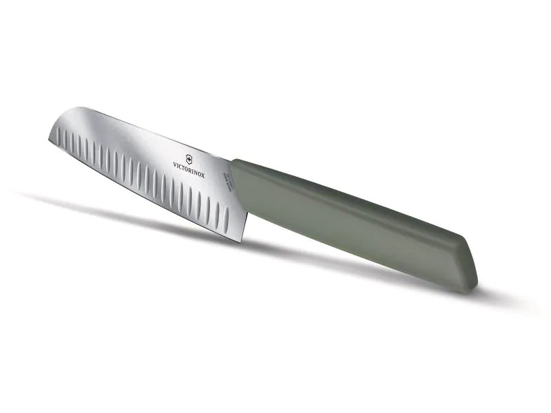 Victorinox Santokumesser Swiss Modern Grau