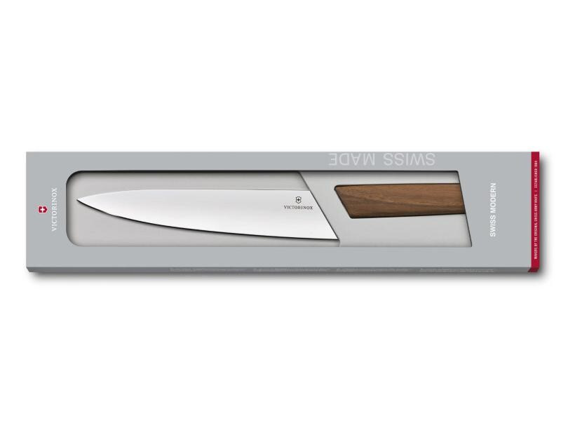Victorinox Tranchiermesser Swiss Modern 22 cm Nussbaumholz