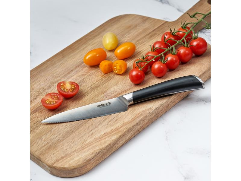 Zyliss Küchenmesser Comfort Pro gezackt Schwarz/Silber