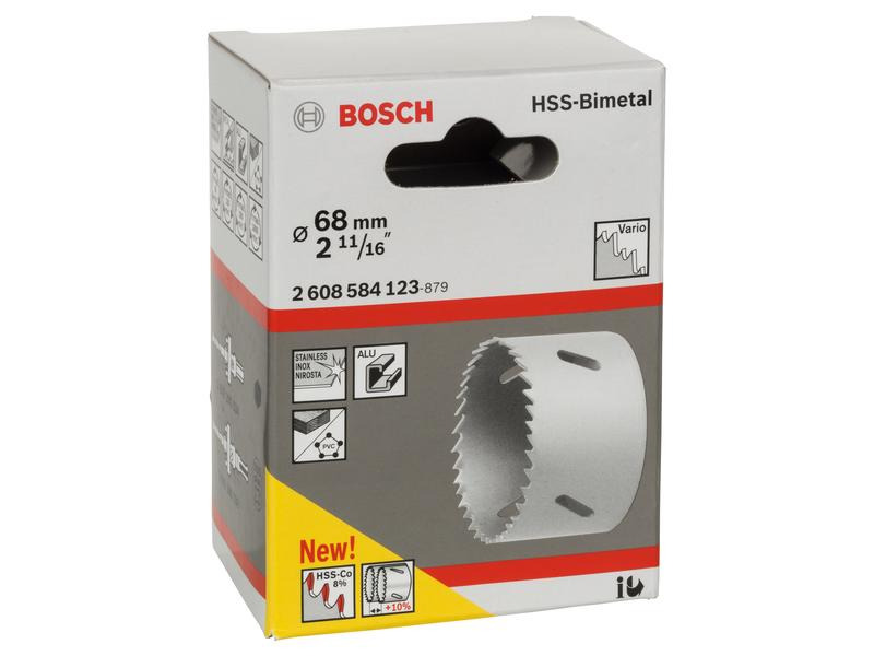 Bosch Professional Lochsäge HSS-Bimetall Für Standardadapter, 68 mm, 2 11/16