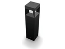 Philips Sockelleuchte Parterre, 800 lm, 2700 K, 40 cm, Schwarz