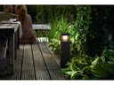 Philips Sockelleuchte Parterre, 800 lm, 2700 K, 40 cm, Schwarz