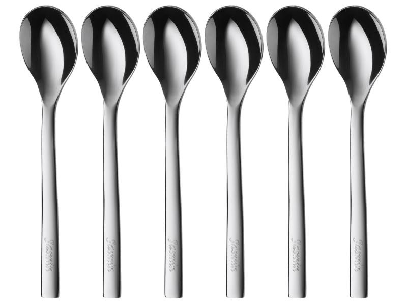 WMF Eierlöffel Nuova 6 Stück, Silber