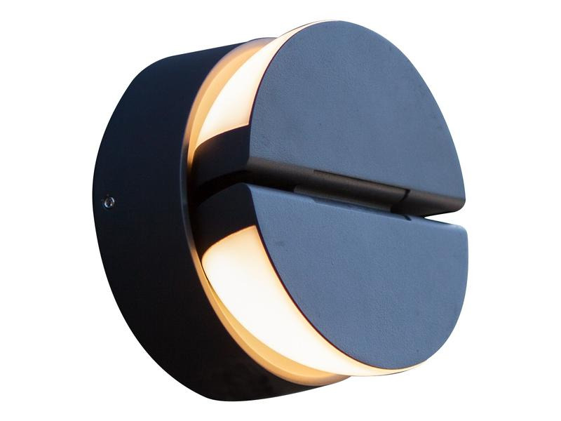 LUTEC Wandleuchte EKLIPS 3000 K, Anthrazit