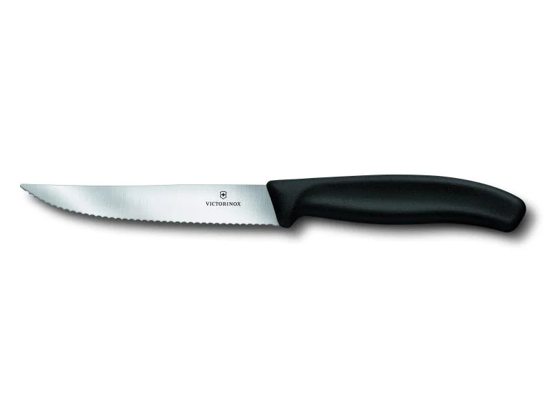 Victorinox Steakmesser Mittel, 2 Stück, Schwarz