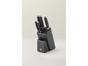 BergHOFF Messerblock-Set mit Messer Leo Graphite 6-teilig, Schwarz