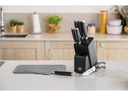 BergHOFF Messerblock-Set mit Messer Leo Graphite 6-teilig, Schwarz