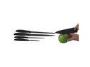 Kela Messerblock-Set mit Messer Acida Schwarz
