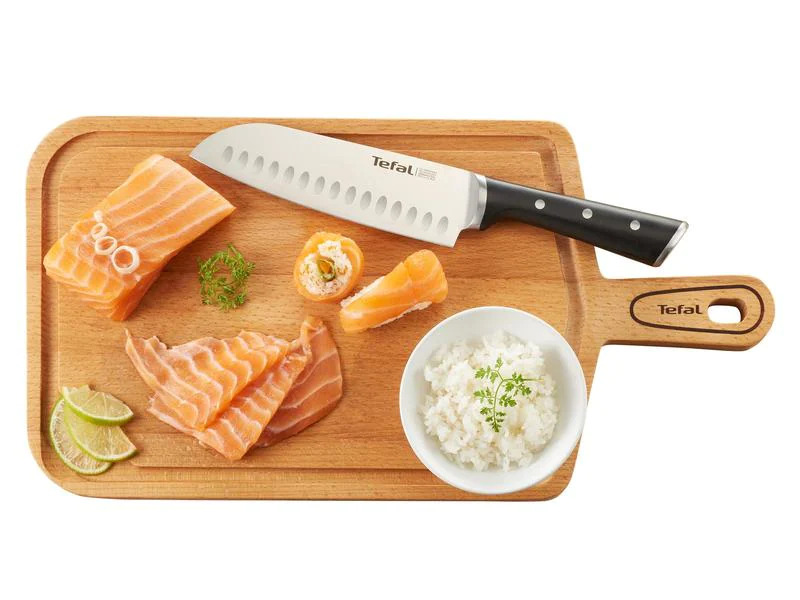 Tefal Messerblock-Set mit Messer Ingenio Ice Force Schwarz
