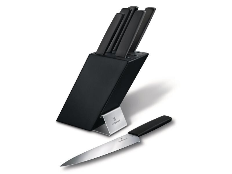 Victorinox Messerblock Swiss Modern Schwarz