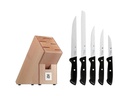 WMF Messerblock-Set mit Messer Buchenholz Braun